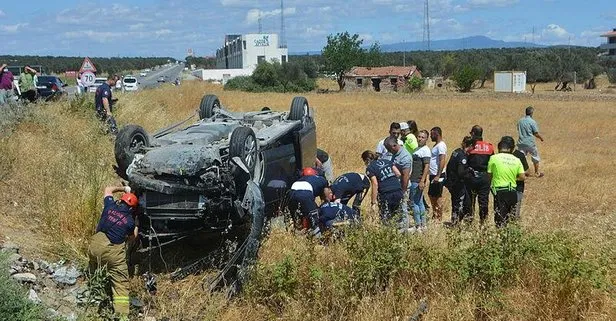 Balıkesir’de trafik kazası! 5 kişi yaralandı