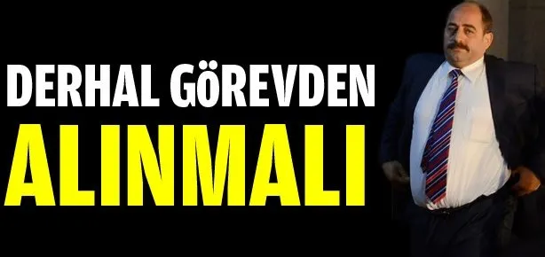 Zekeriya Öz derhal görevden alınmalı