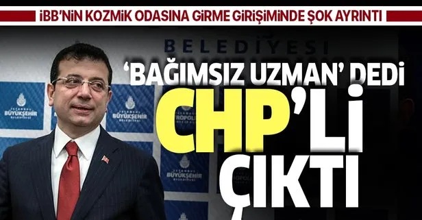 Ekrem İmamoğlu'nun bağımsız dediği uzman CHP'li Melih Geçek çıktı