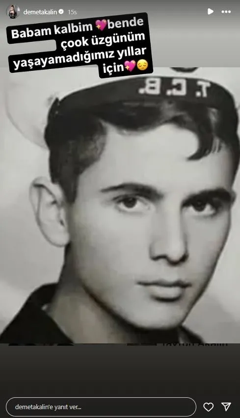 2 yaşında babasını kaybeden Demet Akalın “Yaşayamadığımız yıllar için” deyip paylaştı! Takipçilerini hüzne boğdu - 6