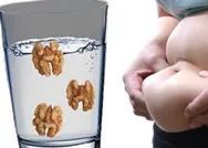 1 gece suda bekletin aç karnına içenin... Göbek eriten ceviz suyuyla ayda 10 kilo verin!