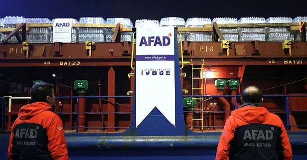 Türkiye'den Filistin'e yardım eli! 109 tırlık insani yardım malzemesi Mersin Uluslararası Limanı'ndan yola çıktı