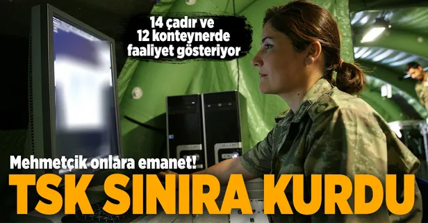 TSK'dan sınıra seyyar ilk yardım hastanesi