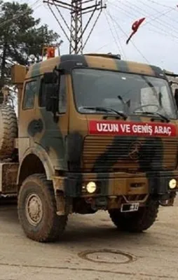Suriye sınırına askeri sevkiyat
