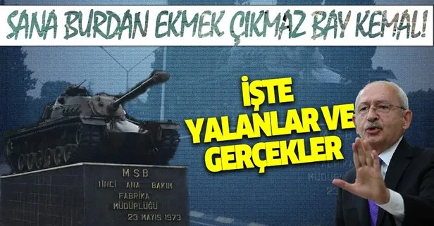 İşte tank palet fabrikasında ortaya atılan yalanlar ve gerçekler