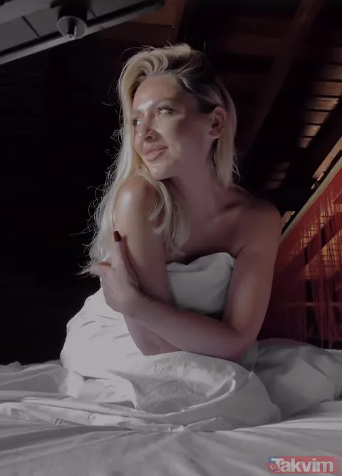 Hadise ortalığı sallayan yatak pozu! Üstsüz pozu verip çarşaflara sarınan Hadise "Çok yakında" deyip paylaştı - 8