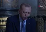 SON DAKİKA HABER! Başkan Erdoğan Ayasofya Camii'nde Kur'an okudu!