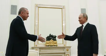 Moskovada tarihi zirve! İşte Erdoğan-Putin zirvesinden ilk kareler