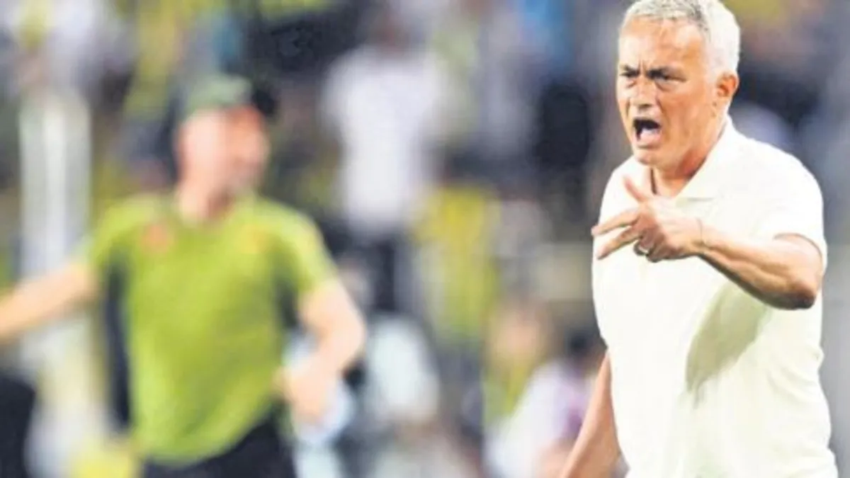 Fenerbahçe Teknik Direktörü Jose Mourinh: Biz hiç ağlamadık