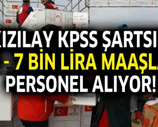 Kızılay KPSS şartsız personel alım ilanı açıkladı! İşte başvuru ekranı