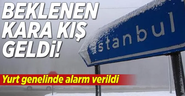 Ve beklenen kara kış geldi!