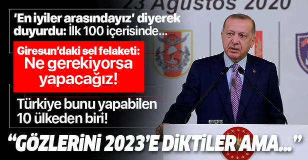 Son dakika: Başkan Erdoğan'dan Yeni Deniz Sistemleri Teslim Töreninde önemli açıklamalar