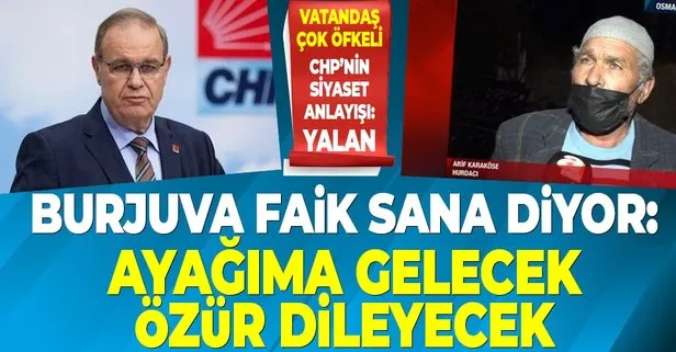 CHP’li Faik Öztrak’ın ’çöp’ kara propagandası da çöktü! Öfkeli olan hurdacı Arif Karaköse gerçeği açıkladı: Tavuklara veriyorum