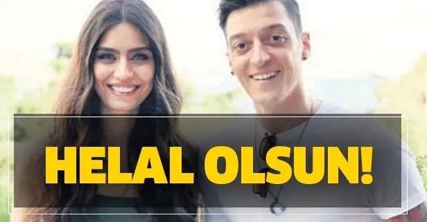 Mesut Özil ile Amine Gülşe bir kez daha gönülleri fethetti! Güney Asyalı miniklere de yardım eli...