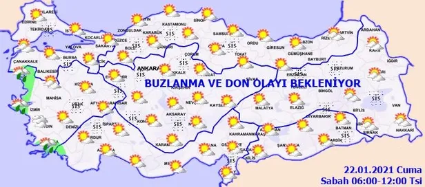 SON DAKİKA: Meteoroloji çığ tehlikesine karşı uyardı: Dikkatli ve tedbirli olunmalıdır | 22 Ocak hava durumu-2