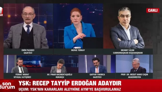 Cumhurbaşkanı Başdanışmanı Mehmet Uçum: YSK Başkan Erdoğan'ın önünü kesmeye çalışanlara hukuk tokatı attı