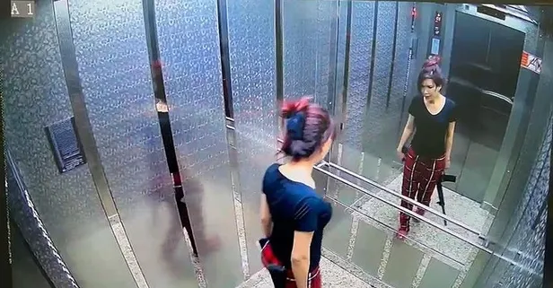 Pijamayla evden çıkan kadın ayrıldığı sevgilisinin evine ateş etti: Pompalıyla kamerada!