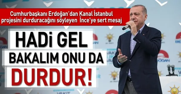 Cumhurbaşkanı Erdoğan Balıkesir mitinginde konuştu