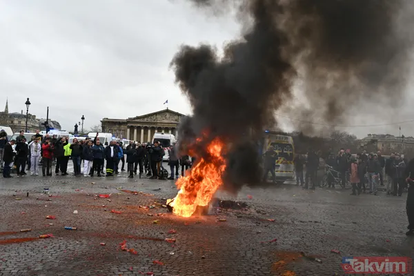 Paris'teki son gösterilerin faturası ağır oldu - 10
