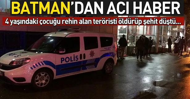 Batman'da çatışma: Bir polis şehit oldu