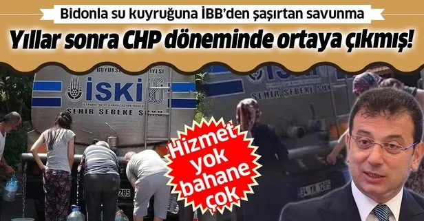 CHP’li İBB’den Şile’deki su kuyruğu skandalına şaşırtan savunma