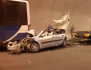 Ankara’da zincirleme trafik kazası! 3 araç birbirine girdi