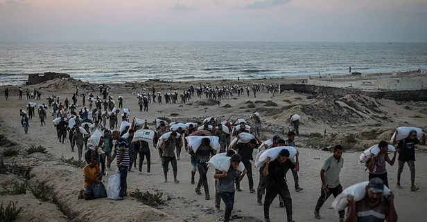 Gazzeliler açlıktan ölürken İsrail 1000 tır gıda ve ilaç yardımını imha etti! Siyonist askerden itiraf