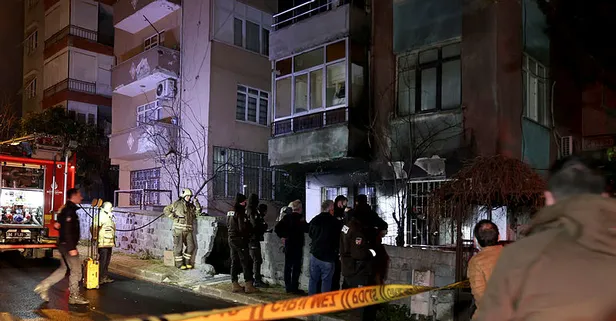 Pendik'te 4 katlı binada yangın: 1 ölü