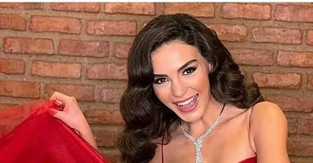 Hercai'nin yıldızı Ebru Şahin kıyafetleriyle dikkat çekti