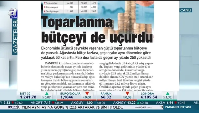 Bütçe fazla verdi