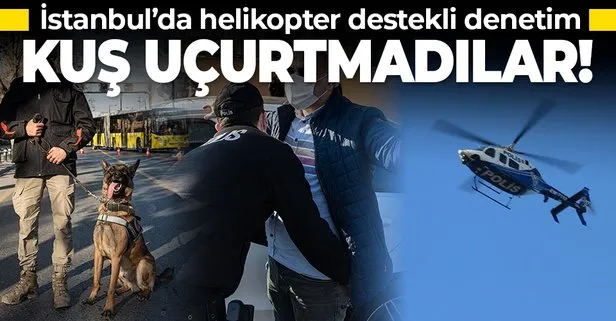 SON DAKİKA: İstanbul’da helikopter destekli Kurt Kapanı uygulaması