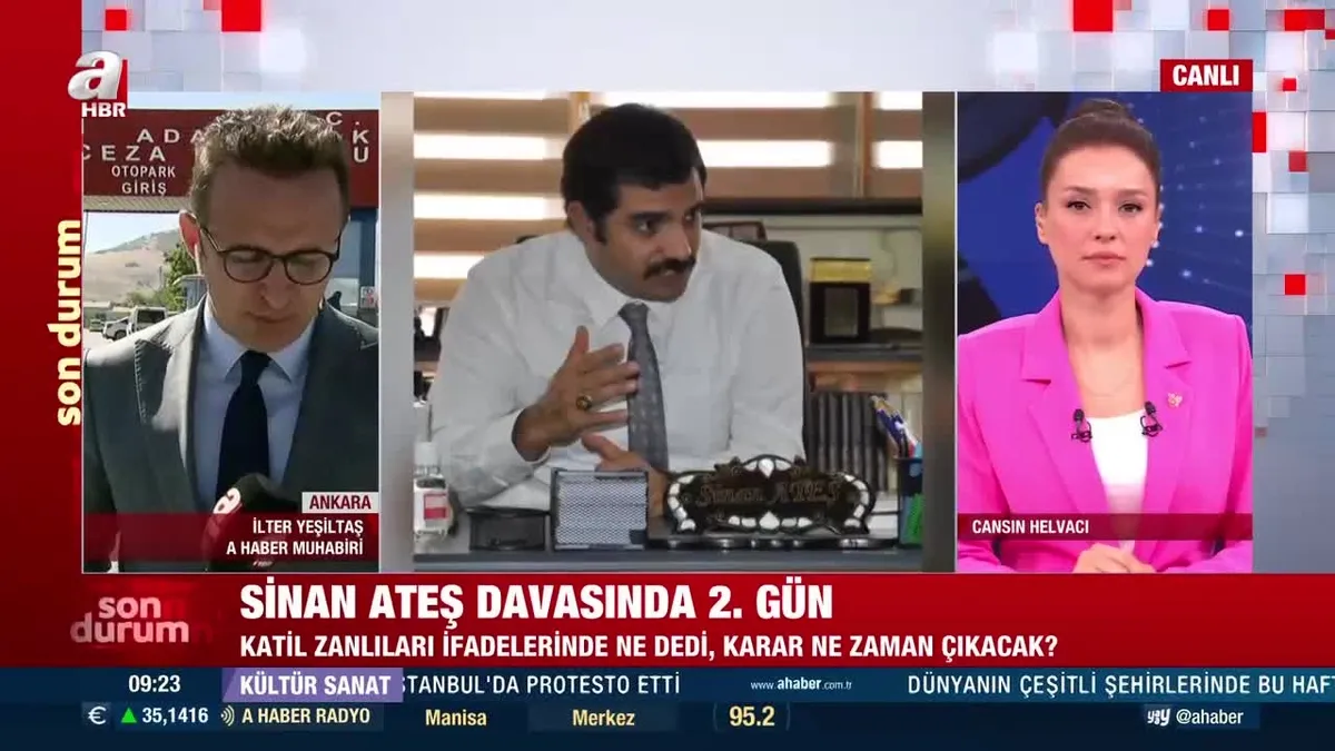 Sinan Ateş duruşmasında 2. gün