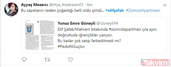 Abdullah Şevki'den sonra bir pedofili skandalı da FETÖ gelini Elif Şafak'tan! - 13