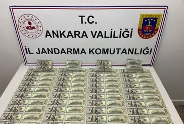 Ankara’da jandarmadan sahte para operasyonu: Binlerce sahte dolar ele geçirildi, 2 kişi gözaltına alındı