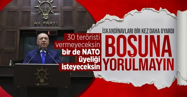 İskandinavları bir kez daha uyardı