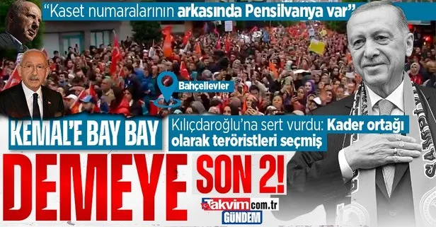 Başkan Recep Tayyip Erdoğan'dan İstanbul Bahçelievler'de önemli açıklamalar