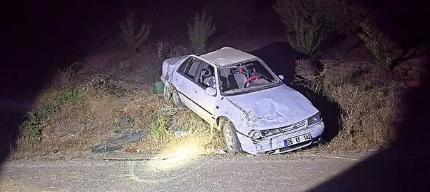 Bilecik’te otomobil devrildi: 2’si çocuk 3 yaralı