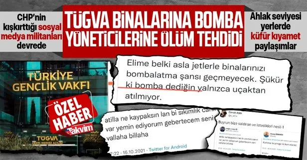 TÜGVA binalarına bomba, yöneticilere ölüm tehdidi!