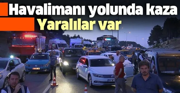 İstanbul Havalimanı yolunda trafik kazası