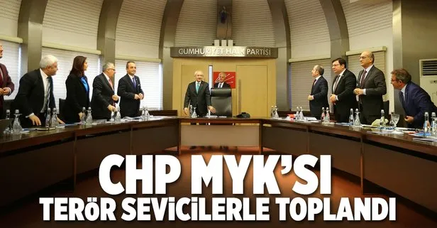 CHPnin MYKsı skandal isimlerle toplandı