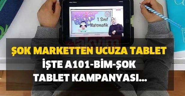 A101-BİM-ŞOK tablet kampanyası özellikleri ve fiyatı - Bedava tablet kampanyası sonrası ŞOK marketten ucuza tablet...