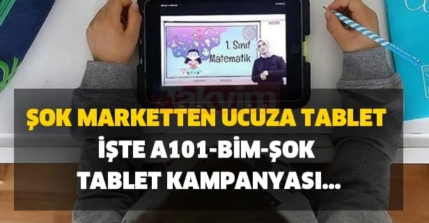 a101 bim sok tablet kampanyasi