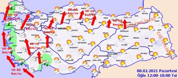 SON DAKİKA: Meteorolojiden sağanak ve kuvvetli rüzgar uyarısı!-3