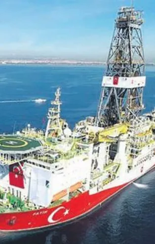 Kanuni gemisi Karadeniz’de