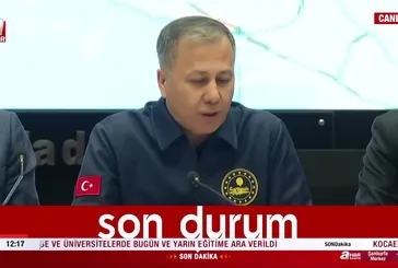 Bakanlardan AFAD'da ortak açıklama