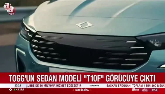 Togg sedan modeli T10F sahnede!