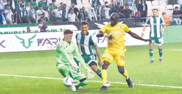 Konyaspor ile Kayserispor 0-0 berabere kaldı