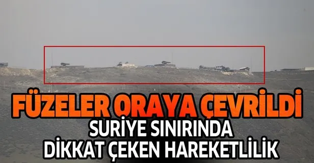 Son dakika: Hatay’da füzelerin yönü Suriye’ye çevrildi!