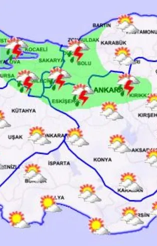 Meteoroloji'den 4 bölgede sağanak yağış uyarısı! Harita ile duyurdular (11 Eylül hava durumu)