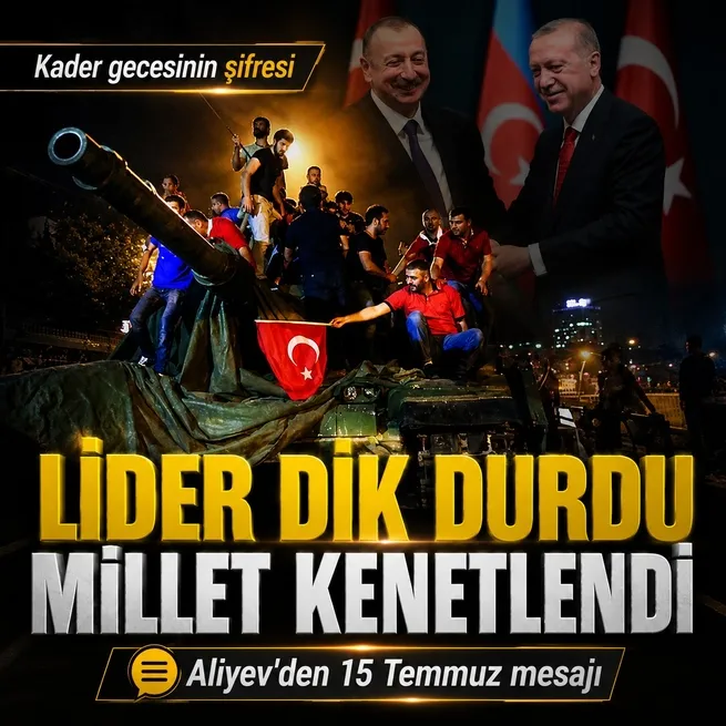 Aliyevden Başkan Erdoğana 15 Temmuz mesajı: Türkiye bu sınavdan güçlenerek çıktı